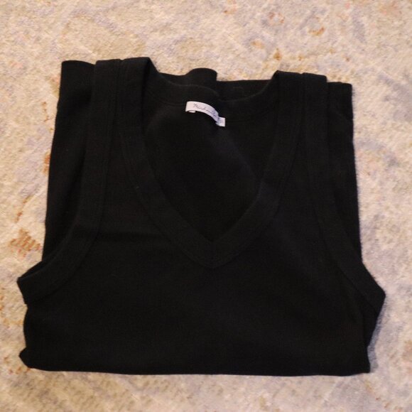 Michael Stars black V-Neck tank, O/S (one size fits most) - Picture 5 of 6